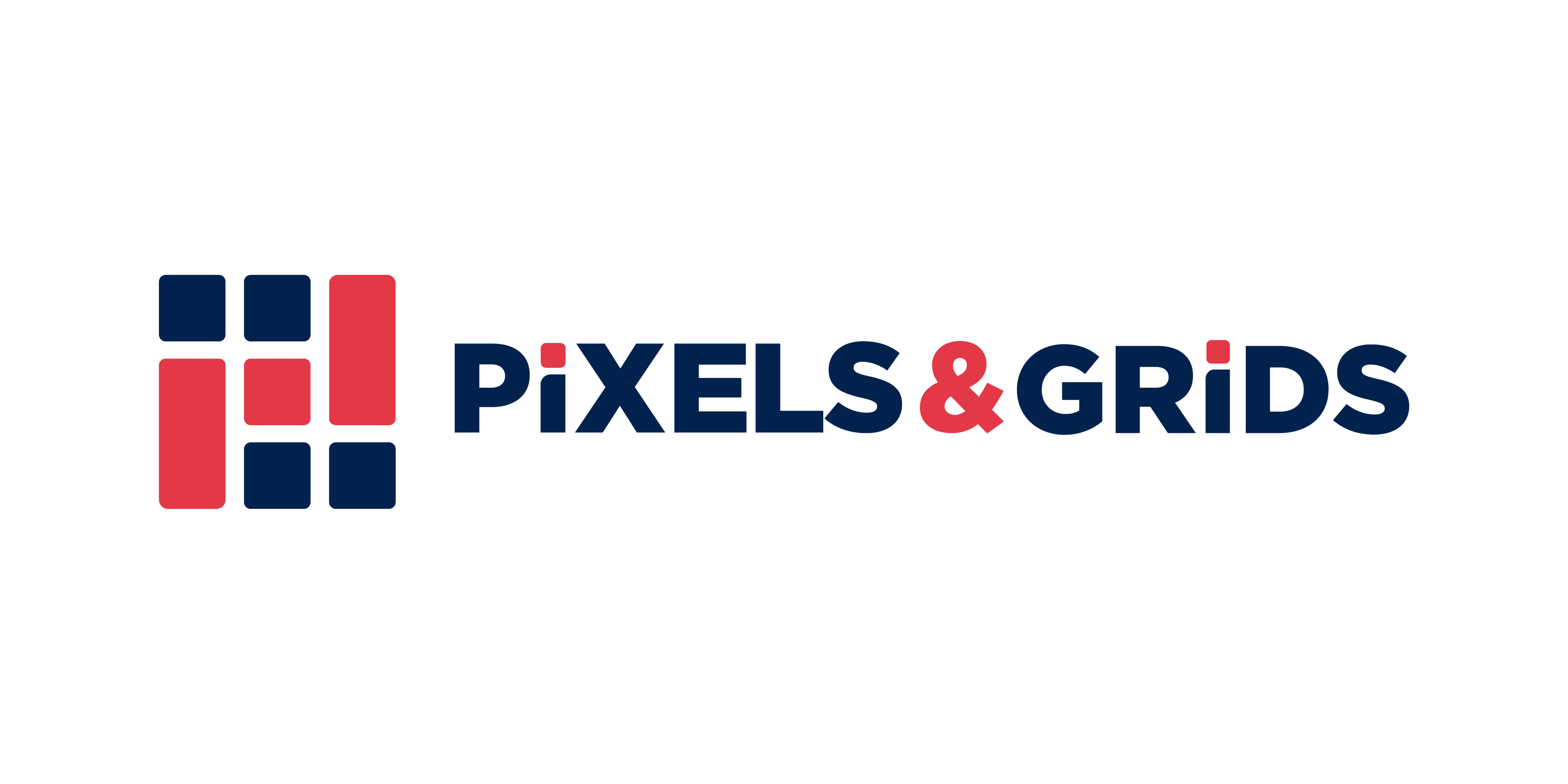 Pixels and Grids Logo