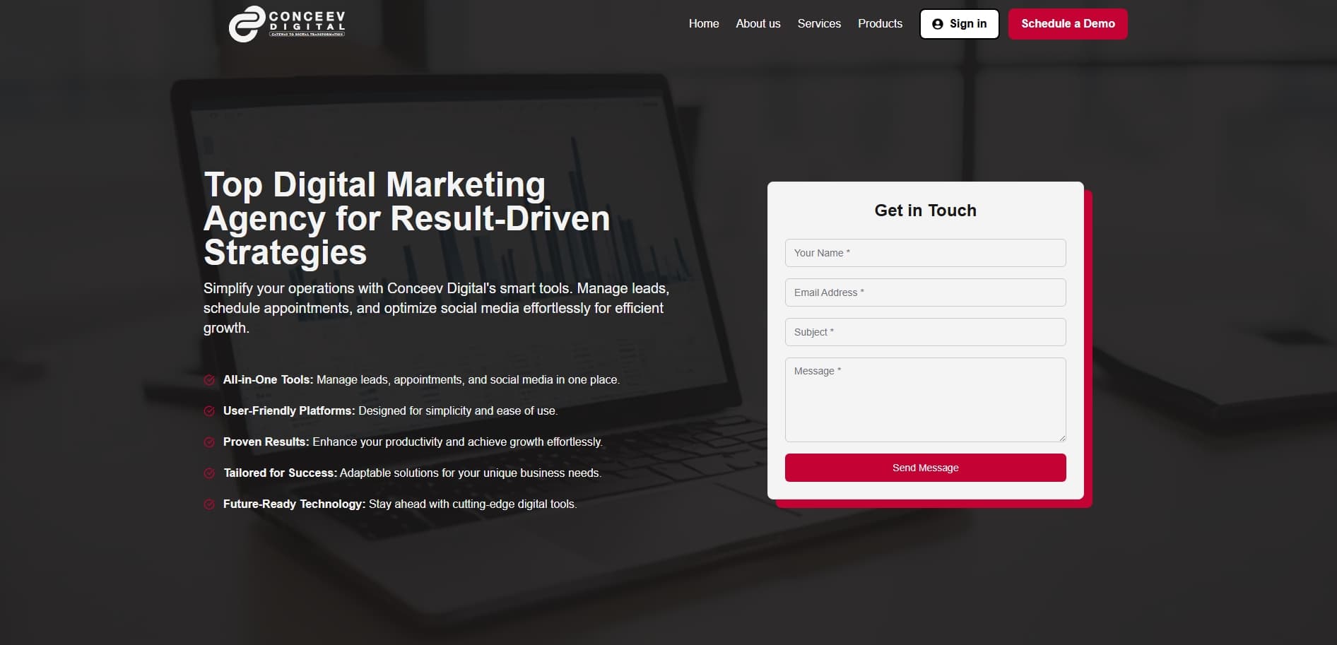 Conceev Digital CRM Platform
