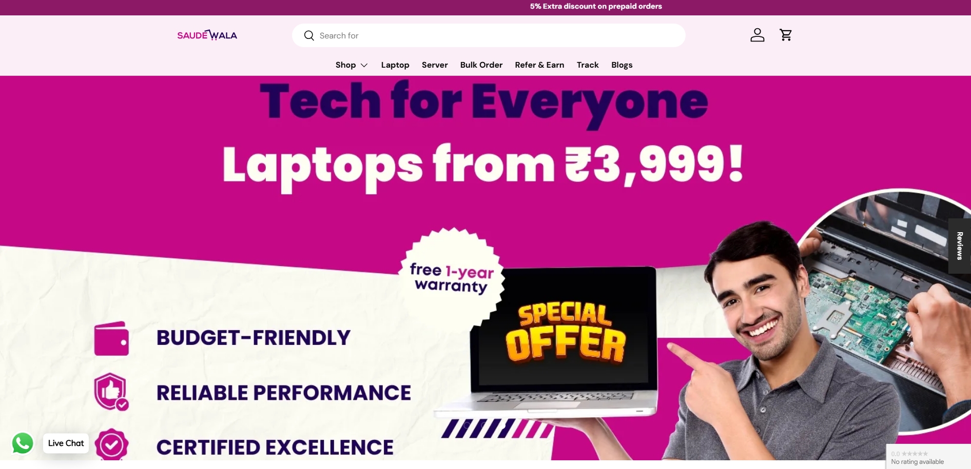 Saudewala – Online Electronics Store