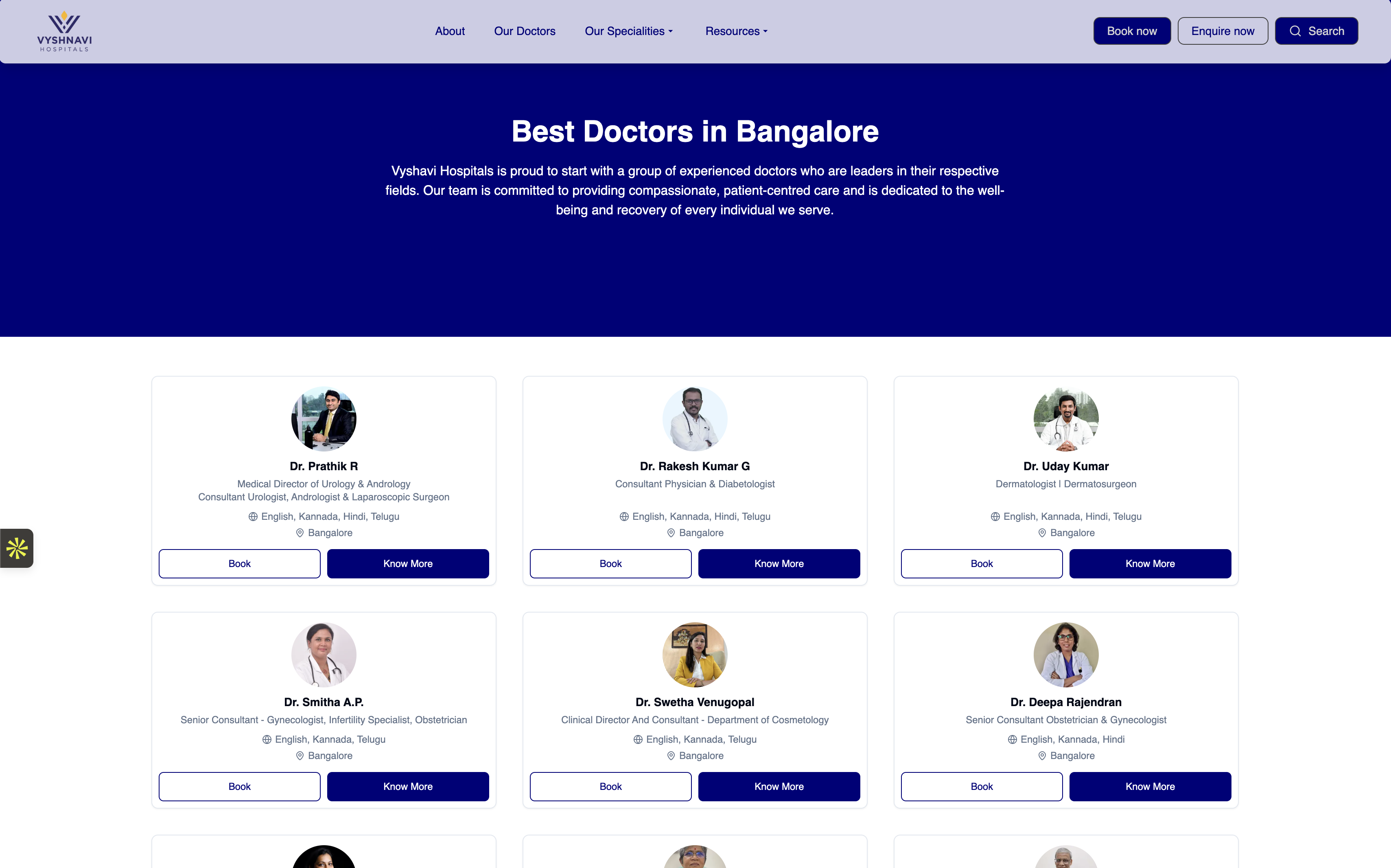 Vyshnavi Hospitals – Advanced Multi-Speciality Care in Bangalore - Gallery Item 4