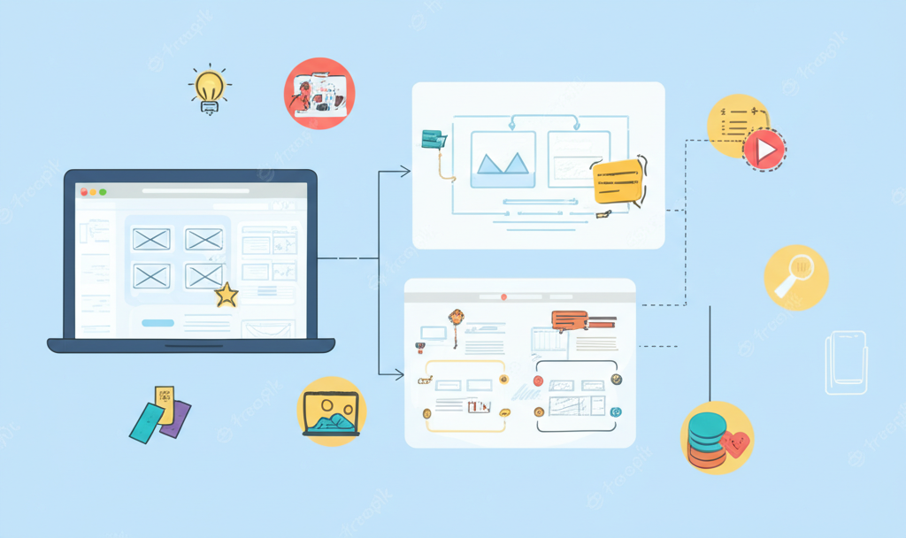 UI/UX Design Illustration