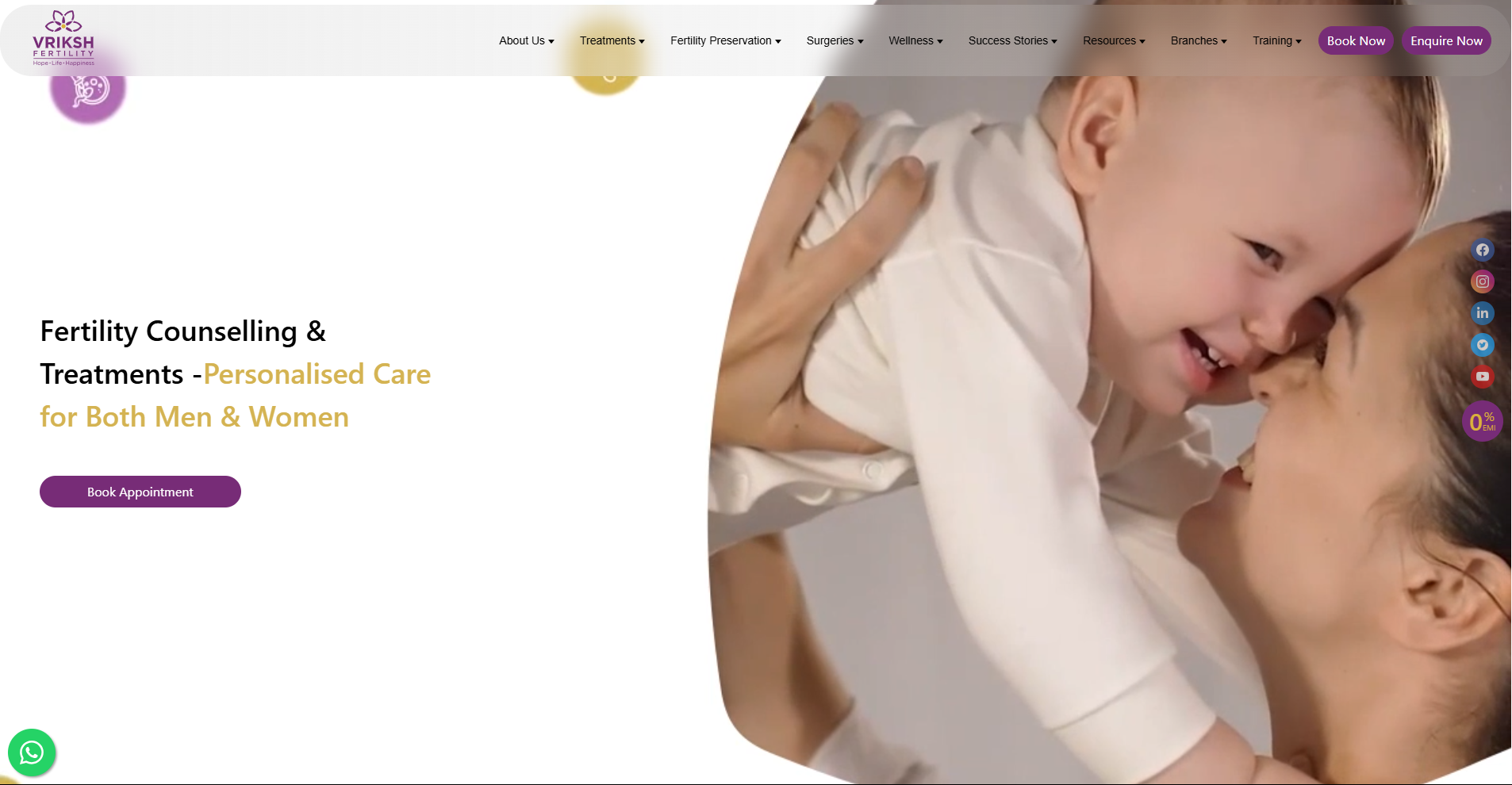 An image of the Vrikshfertility project.